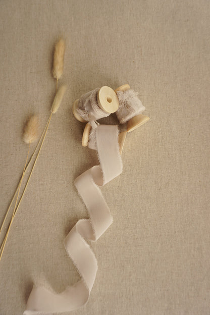 Soft Mauve Silk Ribbon