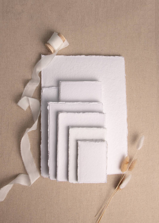 White Handmade Paper - northernprintingco
