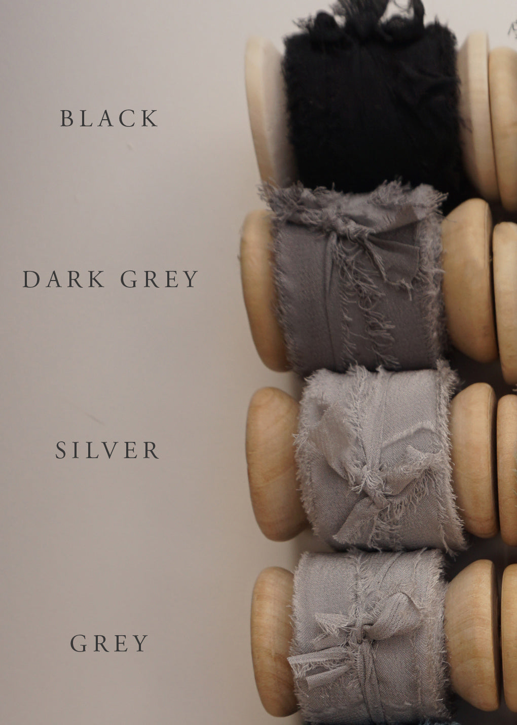 0.5 Inch Black Silk Ribbon