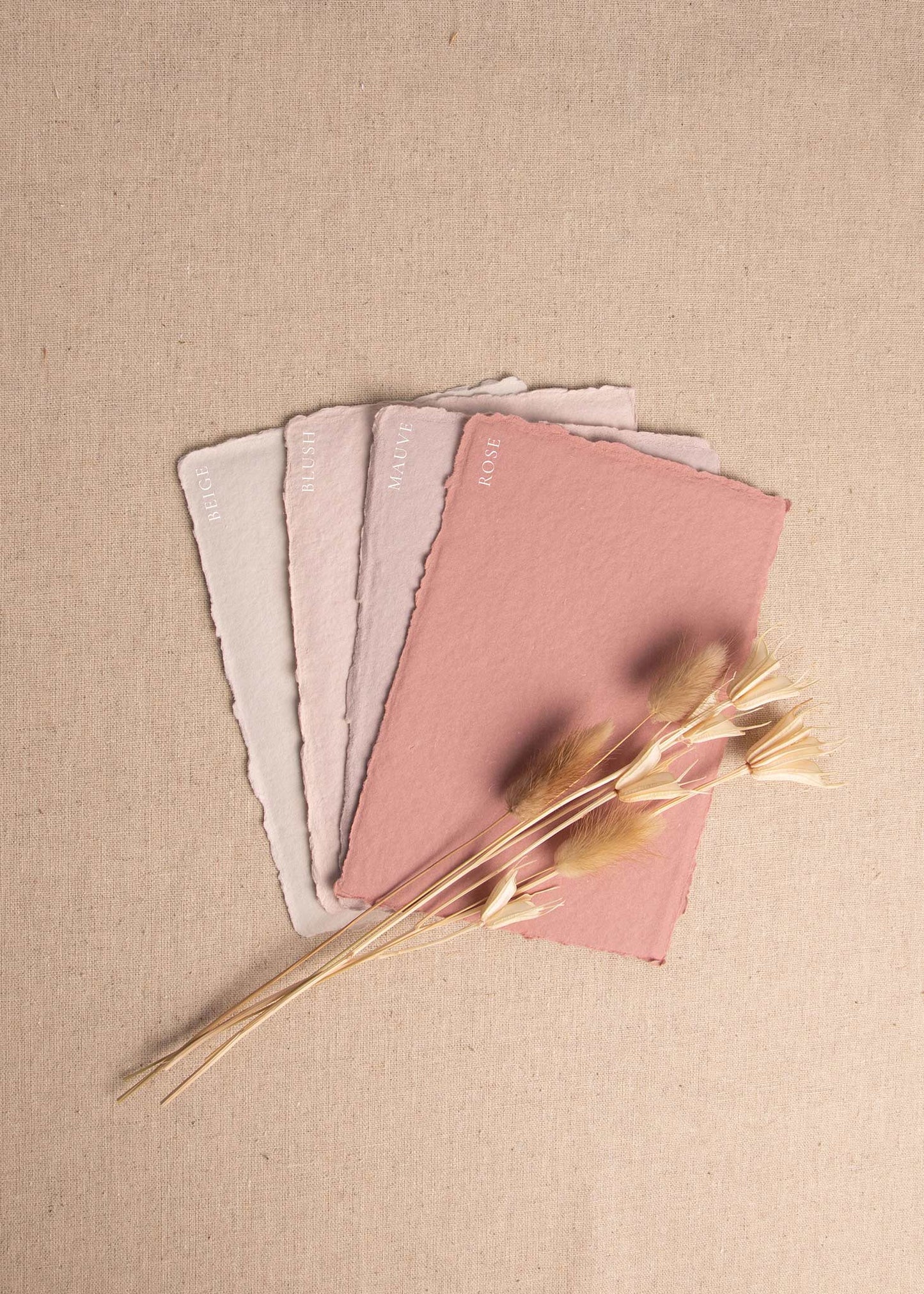 Blush Handmade Paper Sheet