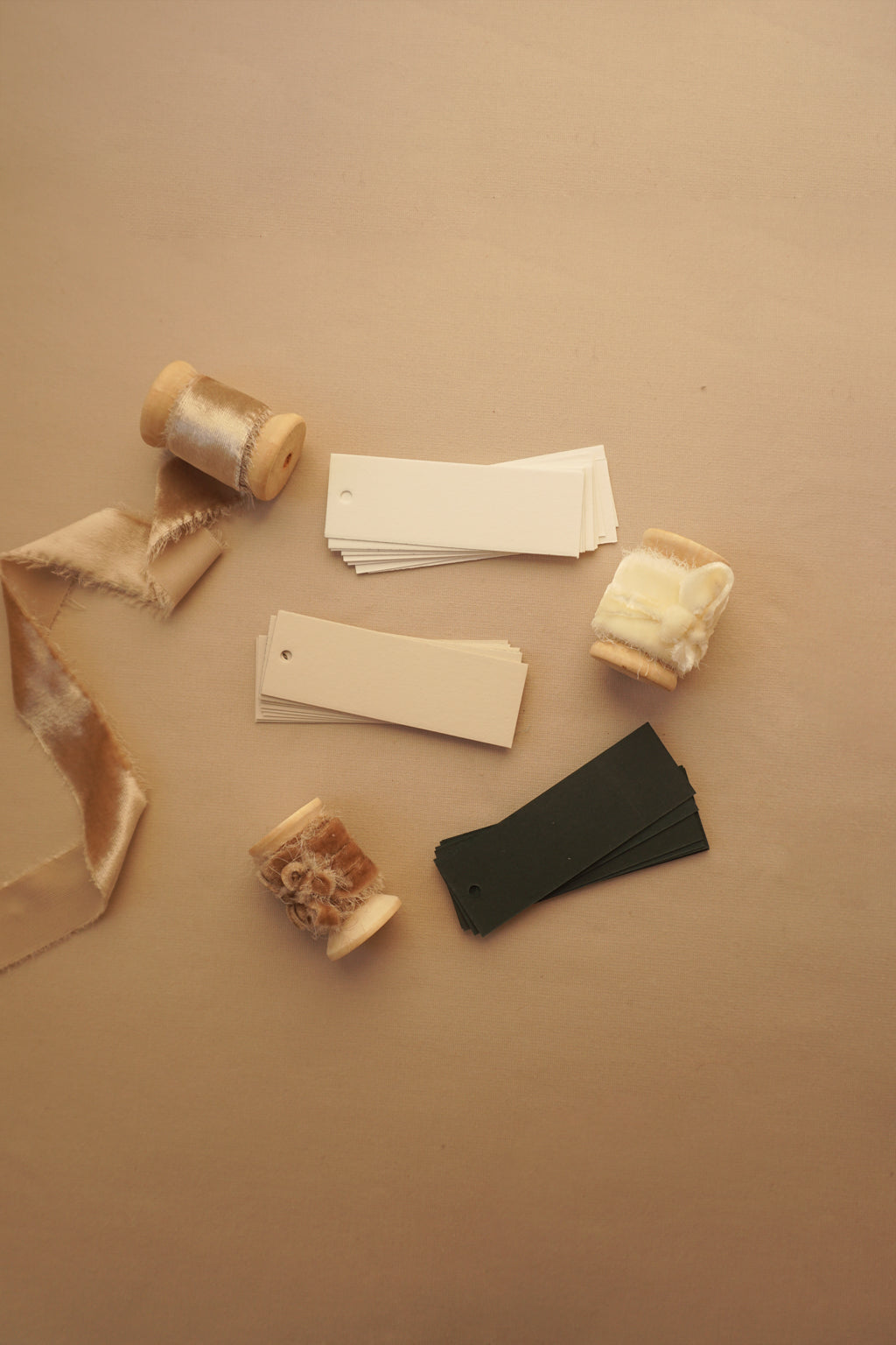 Name Cards With Velvet Ribbon