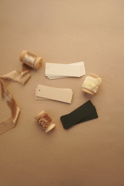 Name Cards With Velvet Ribbon