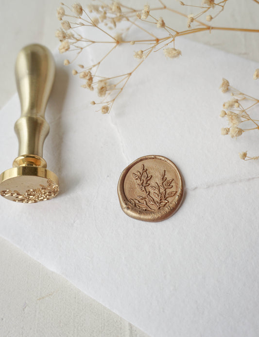 Climbing Leaf Wax Stamper - northernprintingco