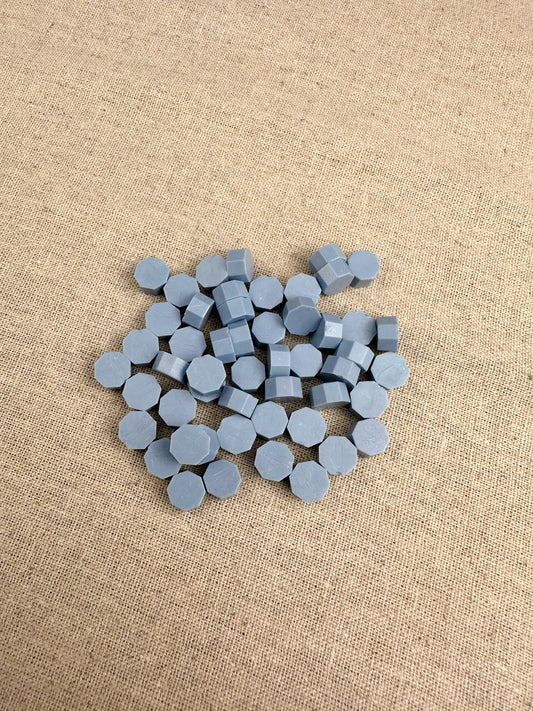 Dusky Blue Sealing Wax Beads - northernprintingco