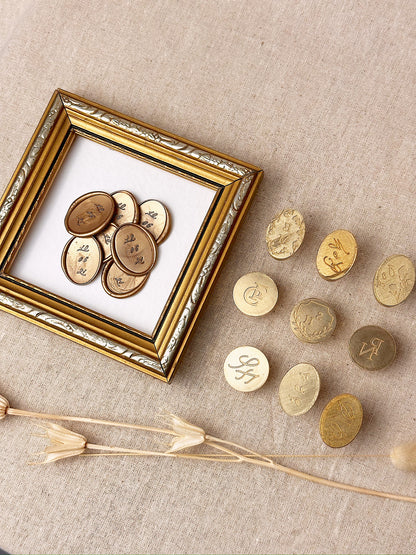 Oval Date Personalised Wax Stamper - northernprintingco