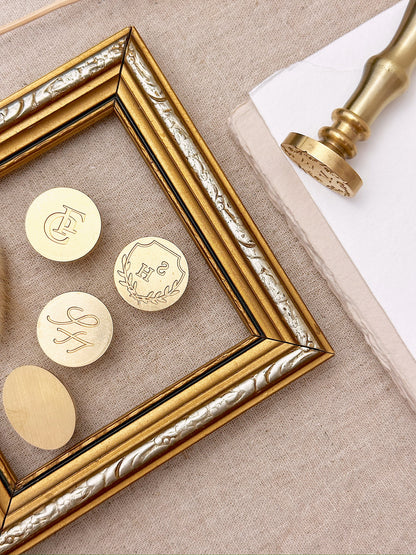 Circle Line Personalised Monogram Wax Stamper - northernprintingco