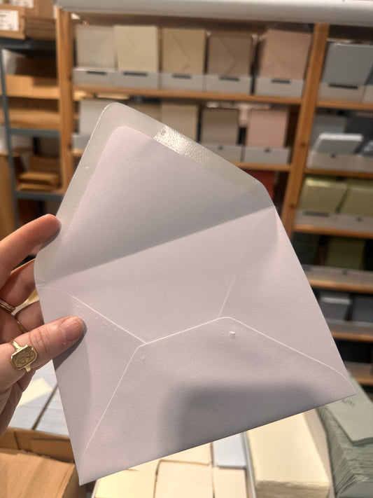 109 A6 soft blue envelopes (seconds)