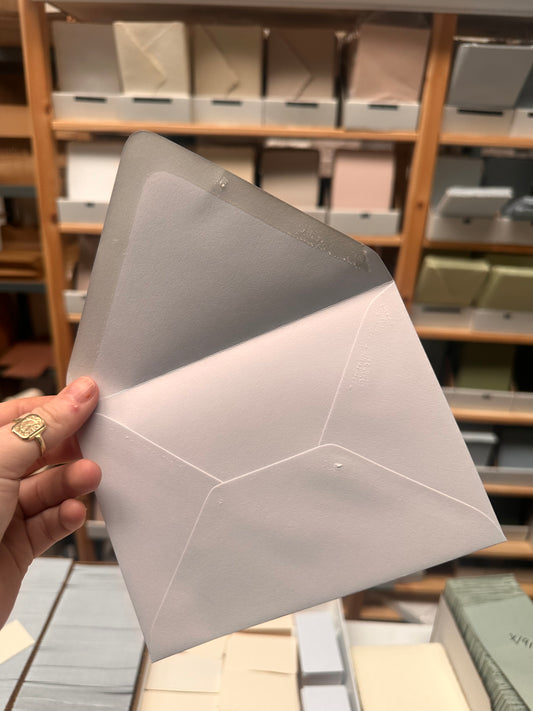 109 A6 soft blue envelopes (seconds)