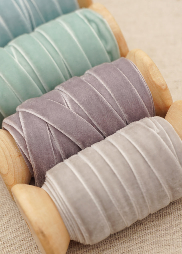 Lavender Velvet Satin Ribbon - northernprintingco