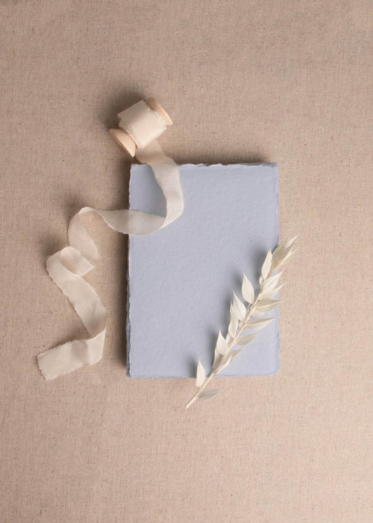 Light Blue Handmade Paper - northernprintingco