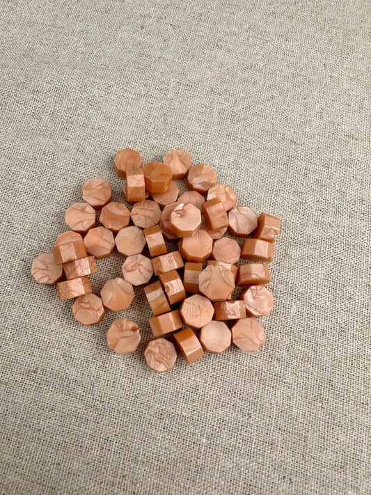 Light Copper Shimmer Sealing Wax Beads - northernprintingco