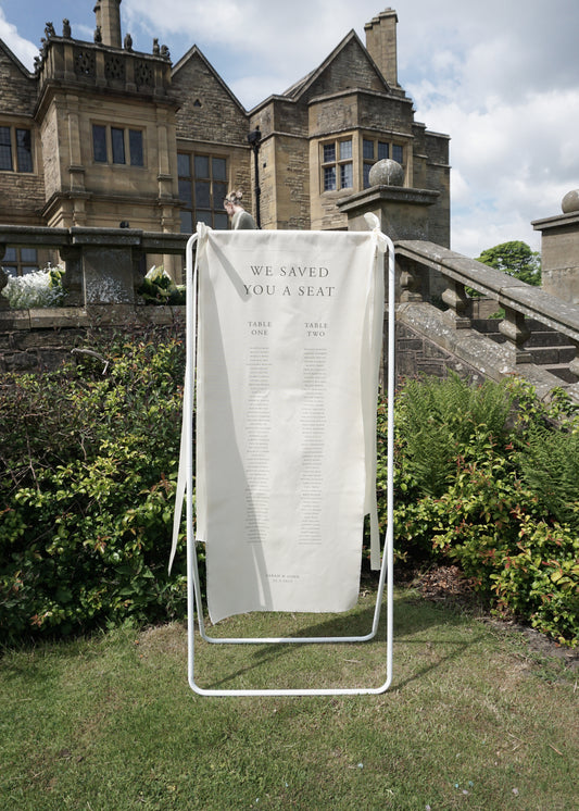 Fabric sign stand