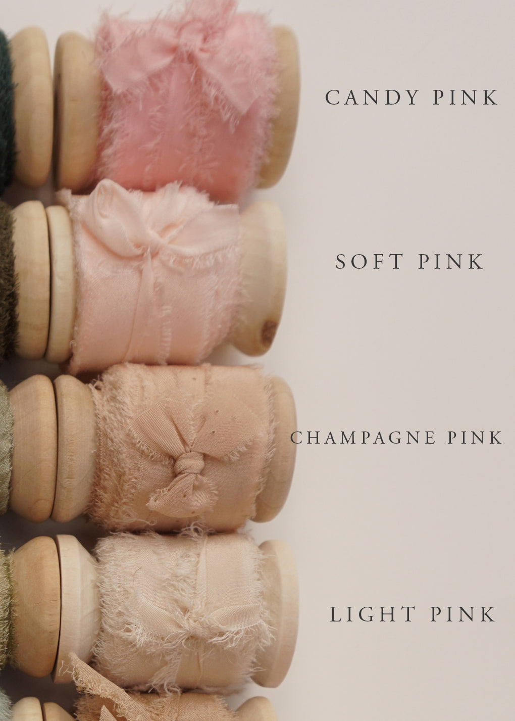 Light Pink Silk Ribbon