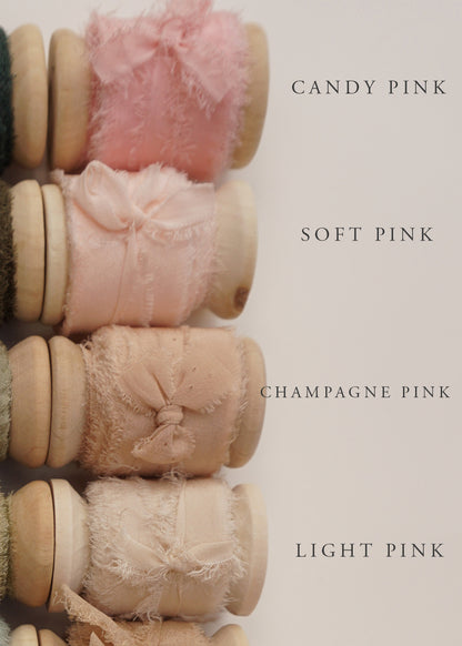 Light Pink Silk Ribbon