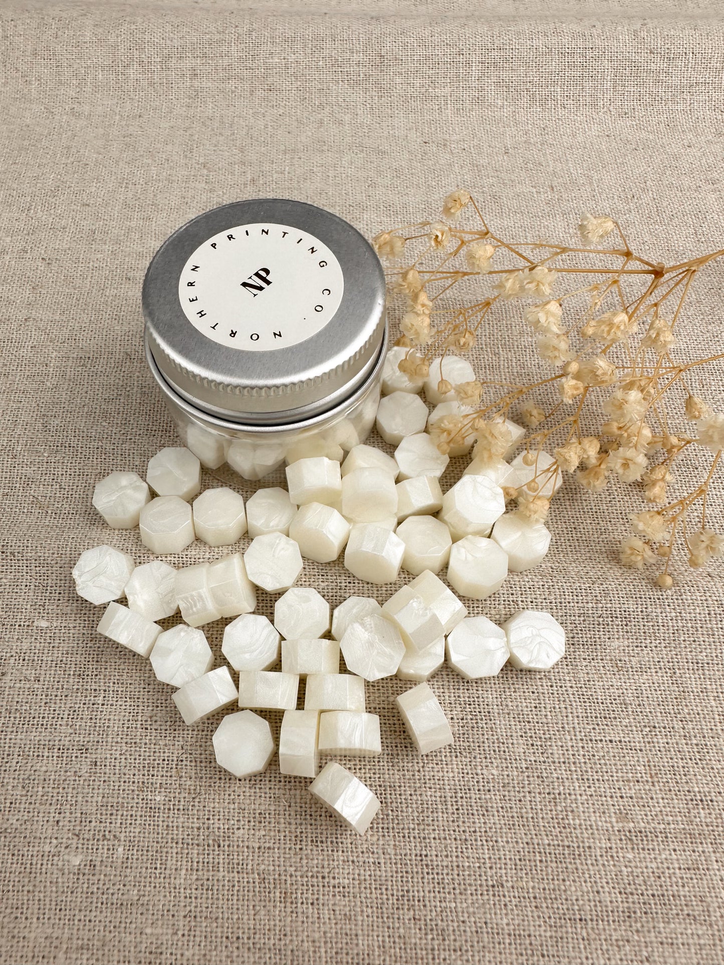 Pearl White Sealing Wax Beads - northernprintingco
