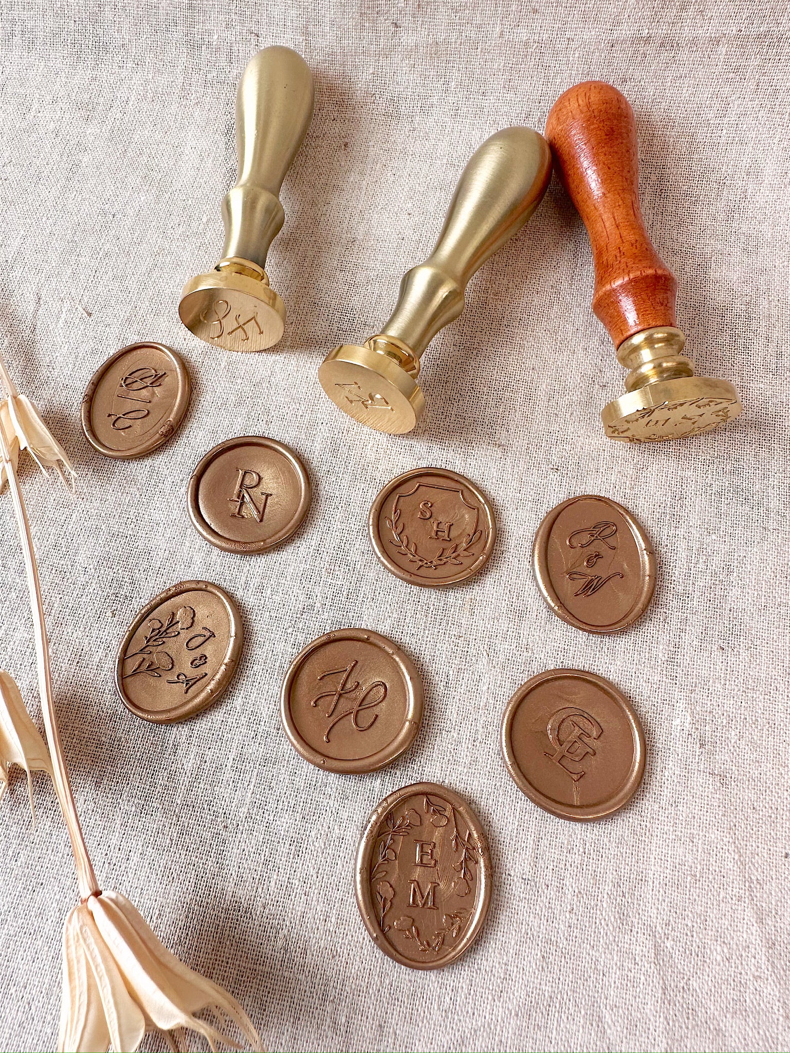 Oval Date Personalised Wax Stamper - northernprintingco