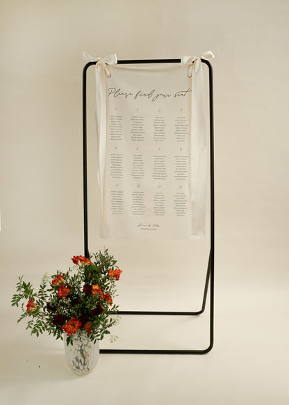 Fabric sign stand
