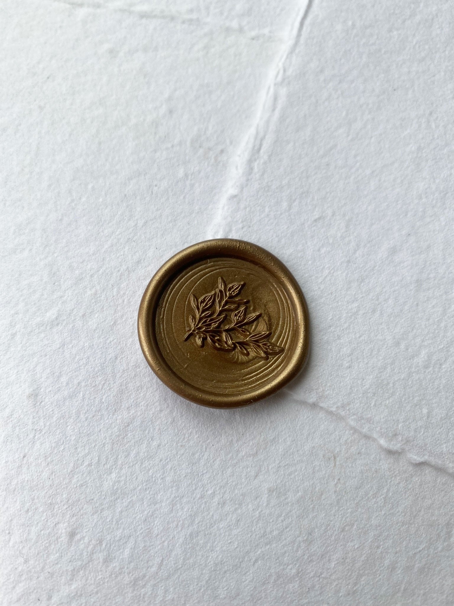 Botanic Wreath Wax Seal - northernprintingco