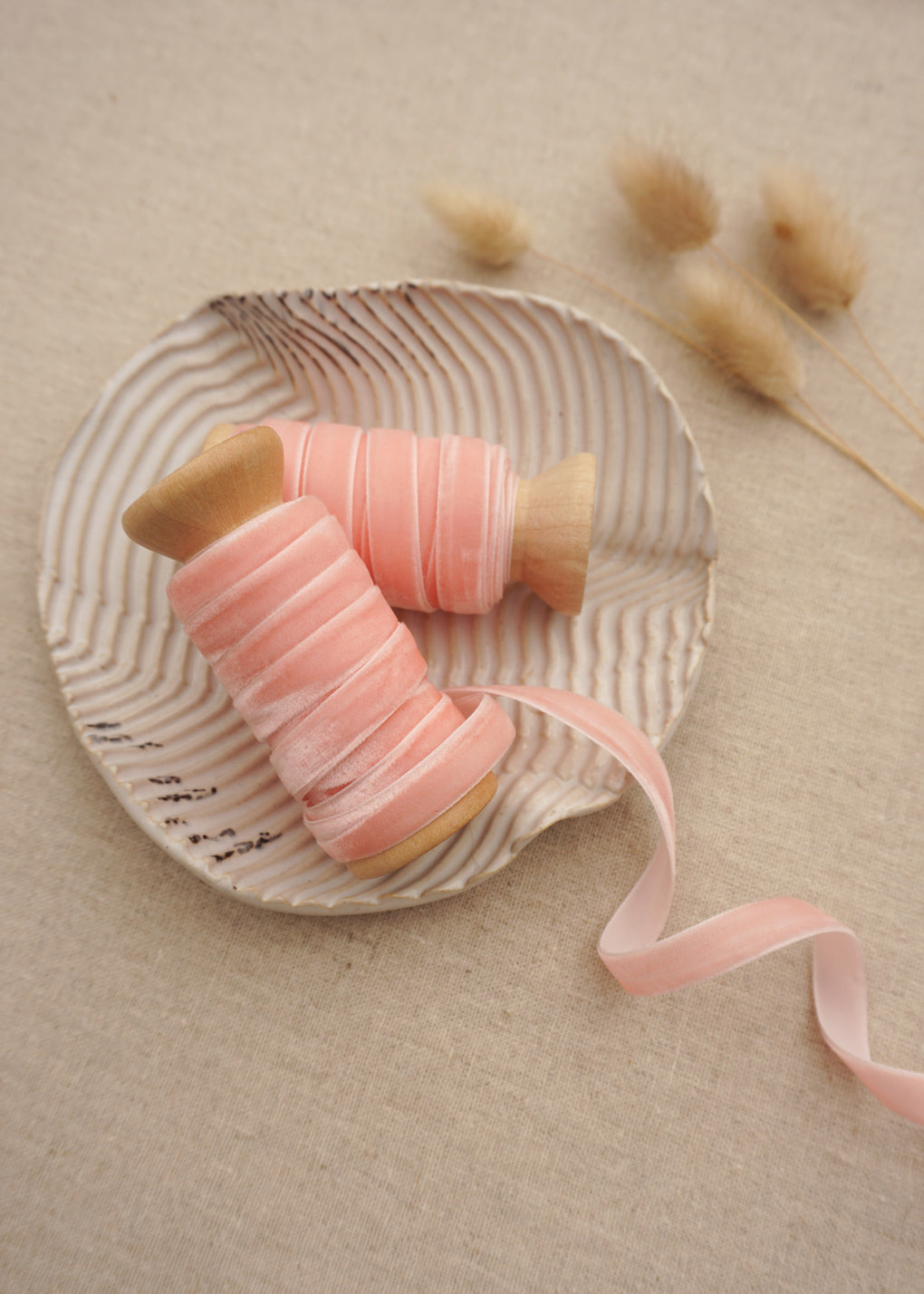 Candy Pink Velvet Satin Ribbon - northernprintingco