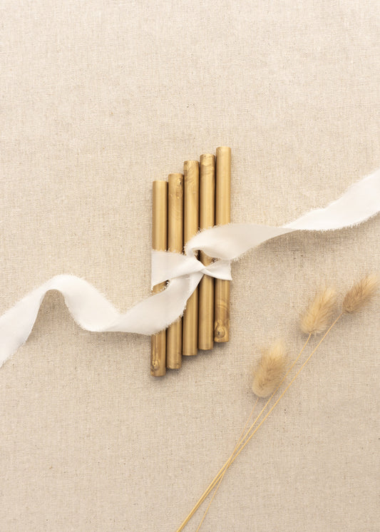 Champagne Gold Wax Sealing Sticks - northernprintingco