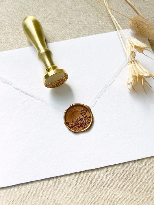 Climbing Floral Wax Stamper - northernprintingco