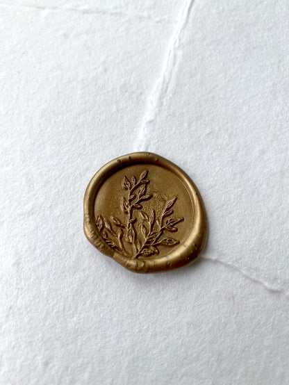 Climbing Leaf Wax Seal - northernprintingco