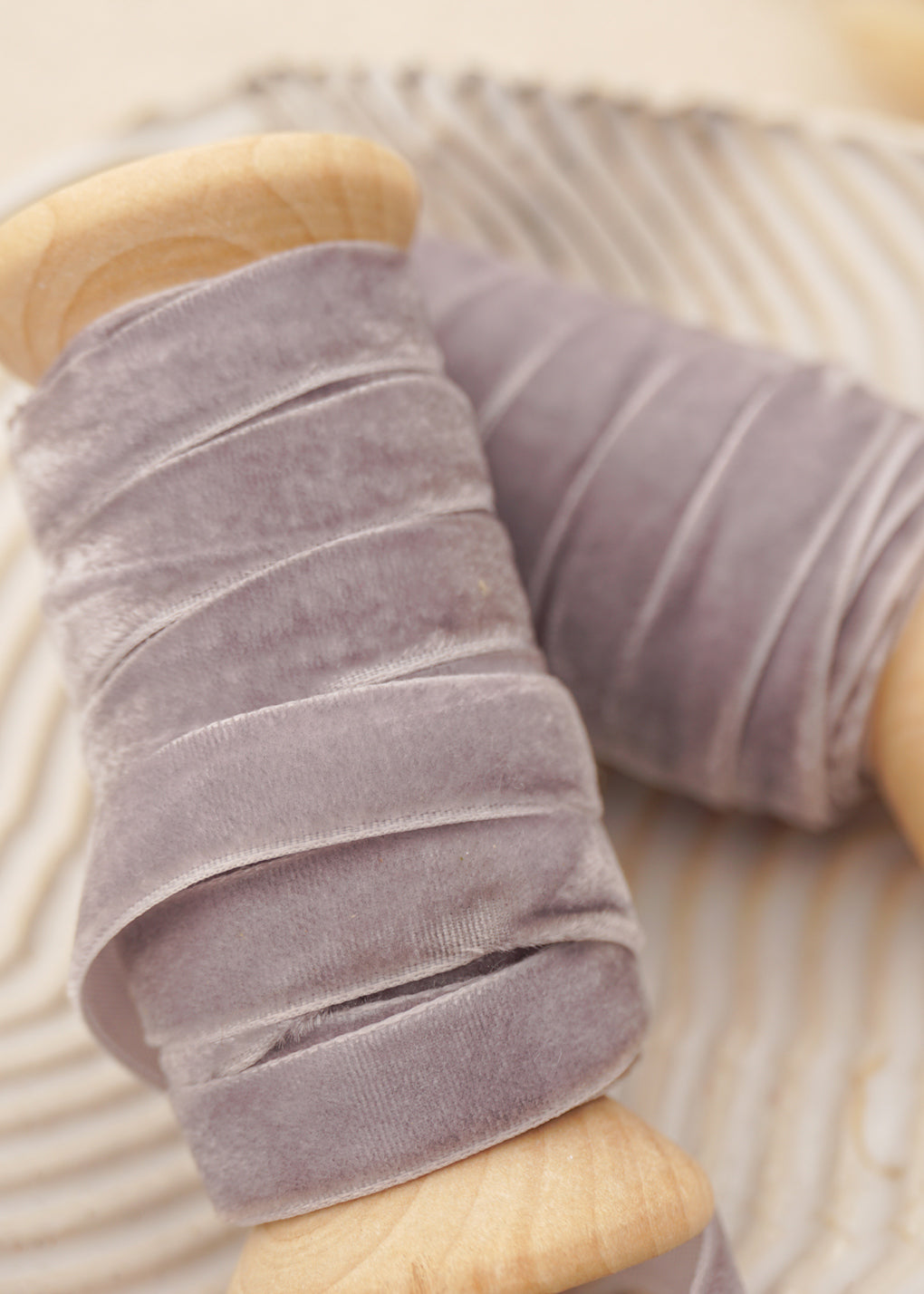 Lavender Velvet Satin Ribbon - northernprintingco