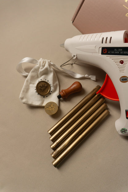 Personalised Melting Gun Wax Seal Kit