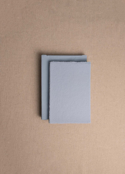 Dusky Blue Handmade Paper - northernprintingco