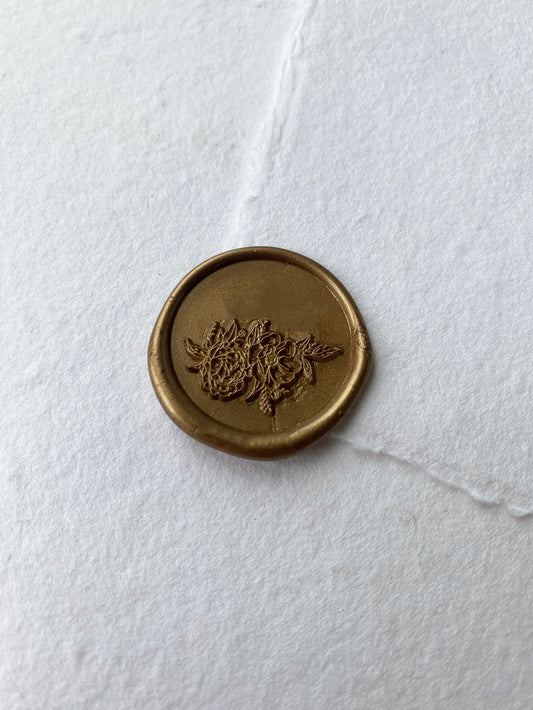 Floral Wreath Wax Seal - northernprintingco