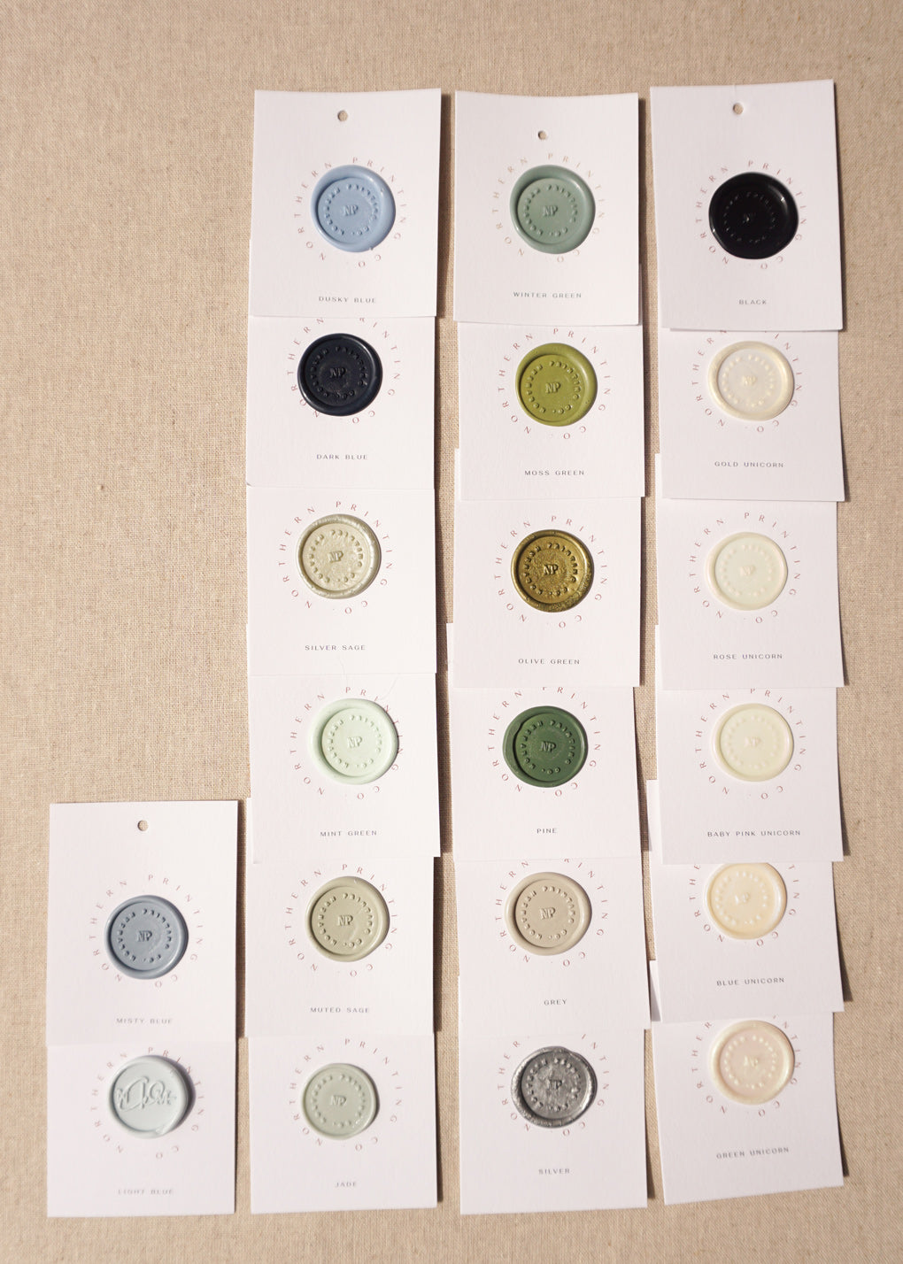 Wax Seal Swatch Book - northernprintingco