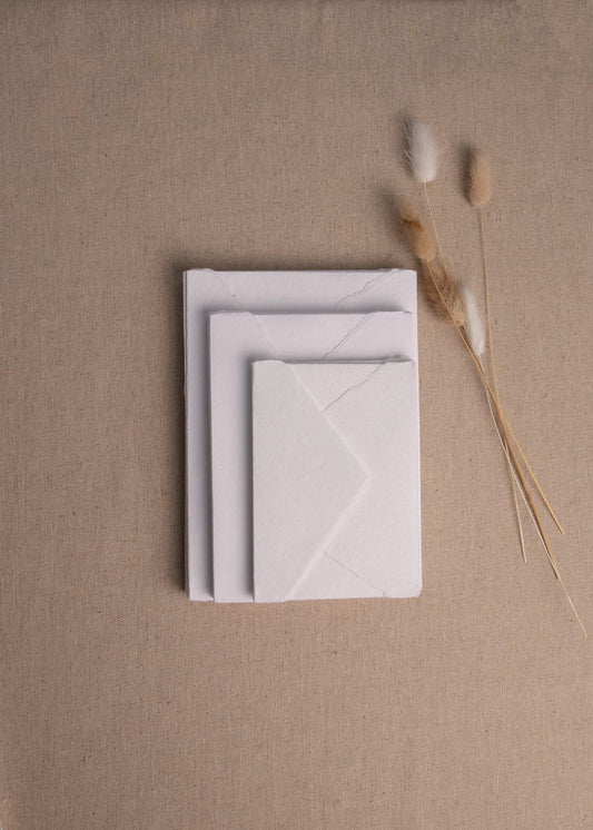 White Handmade Paper Envelopes - northernprintingco