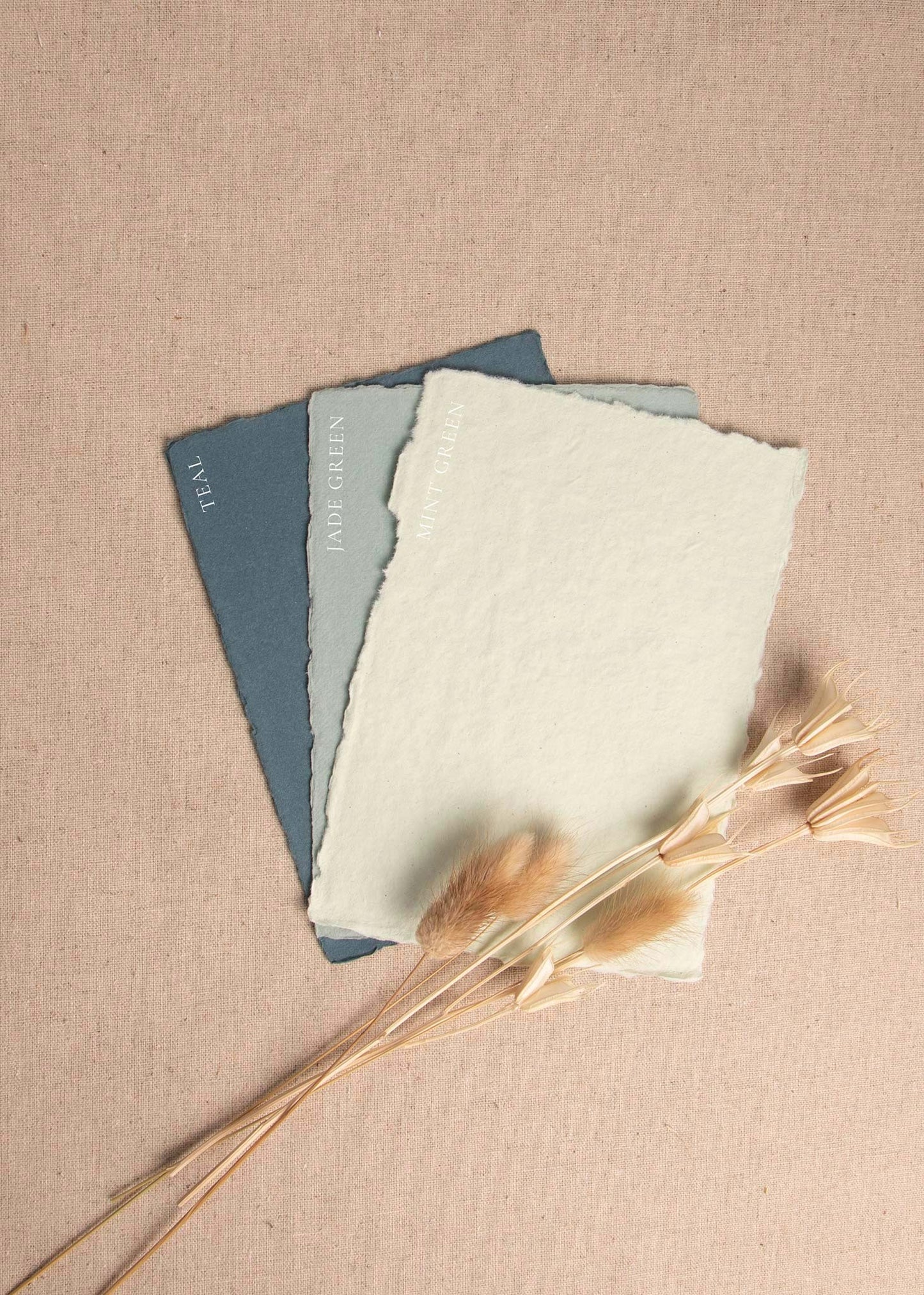 Teal Handmade Paper - northernprintingco