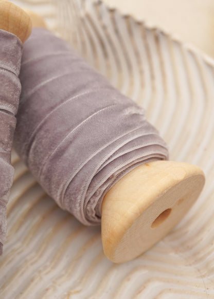 Lavender Velvet Satin Ribbon - northernprintingco