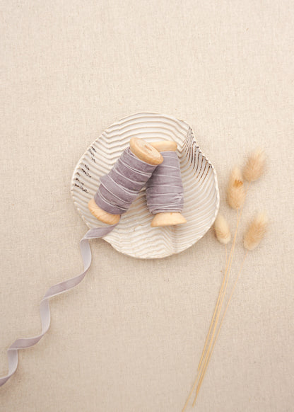 Lavender Velvet Satin Ribbon - northernprintingco
