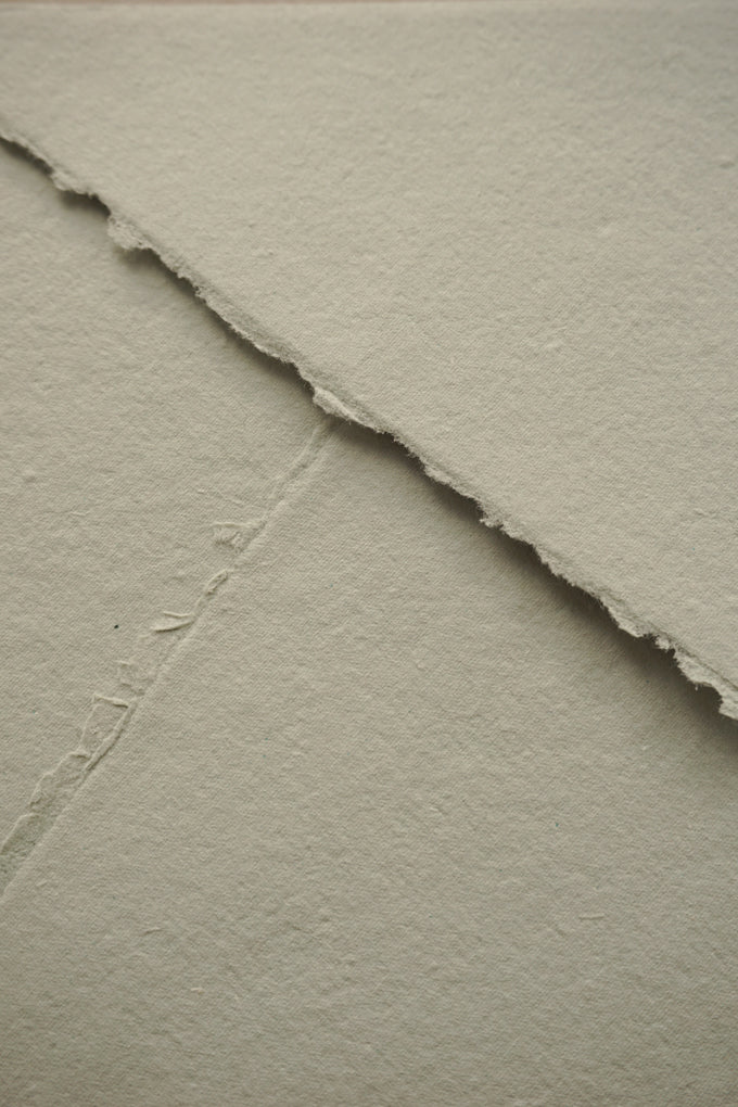 Muted Sage Handmade Paper Envelopes