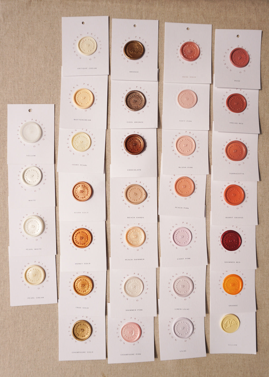 Wax Seal Swatch Book - northernprintingco