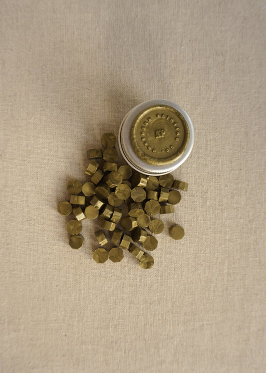 Olive Green Sealing Wax Beads