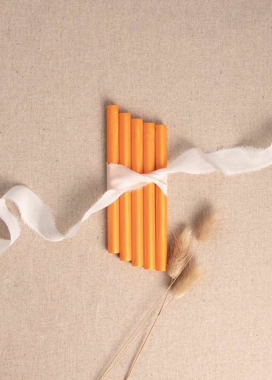Orange Wax Sealing Sticks - northernprintingco