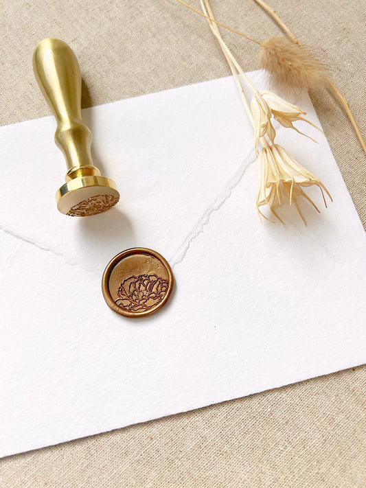 Peony Wax Stamper - northernprintingco