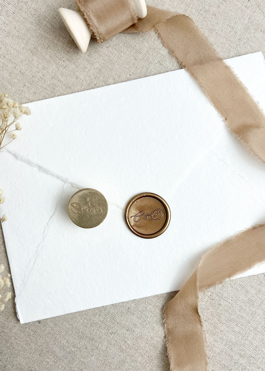 Circle Personalised Monogram Wax Stamper