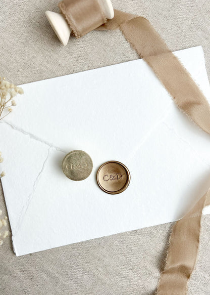 Circle Personalised Monogram Wax Stamper