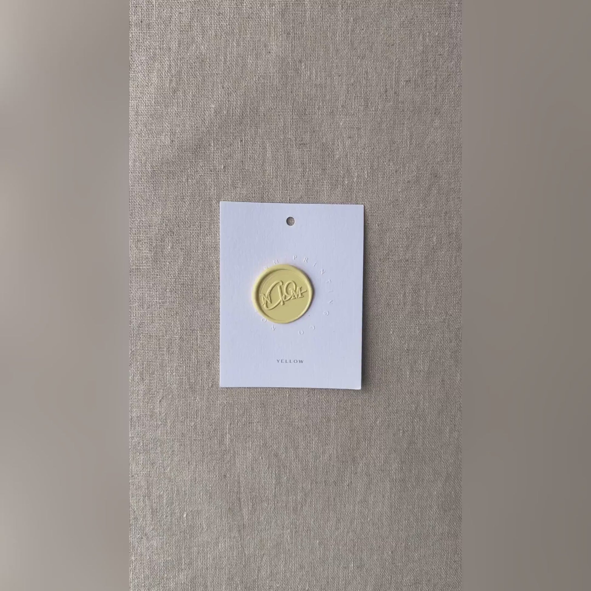 yellow sealing wax video swatch