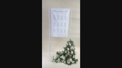 Script - Fabric Table Plan Wedding Sign