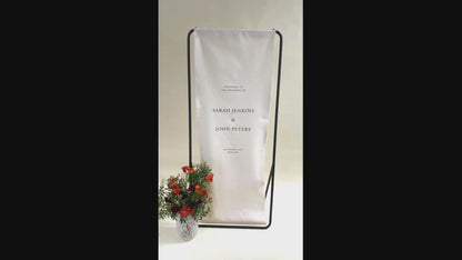 Minimal - Fabric Welcome Wedding Sign