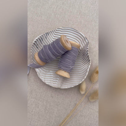 Lavender Velvet Satin Ribbon