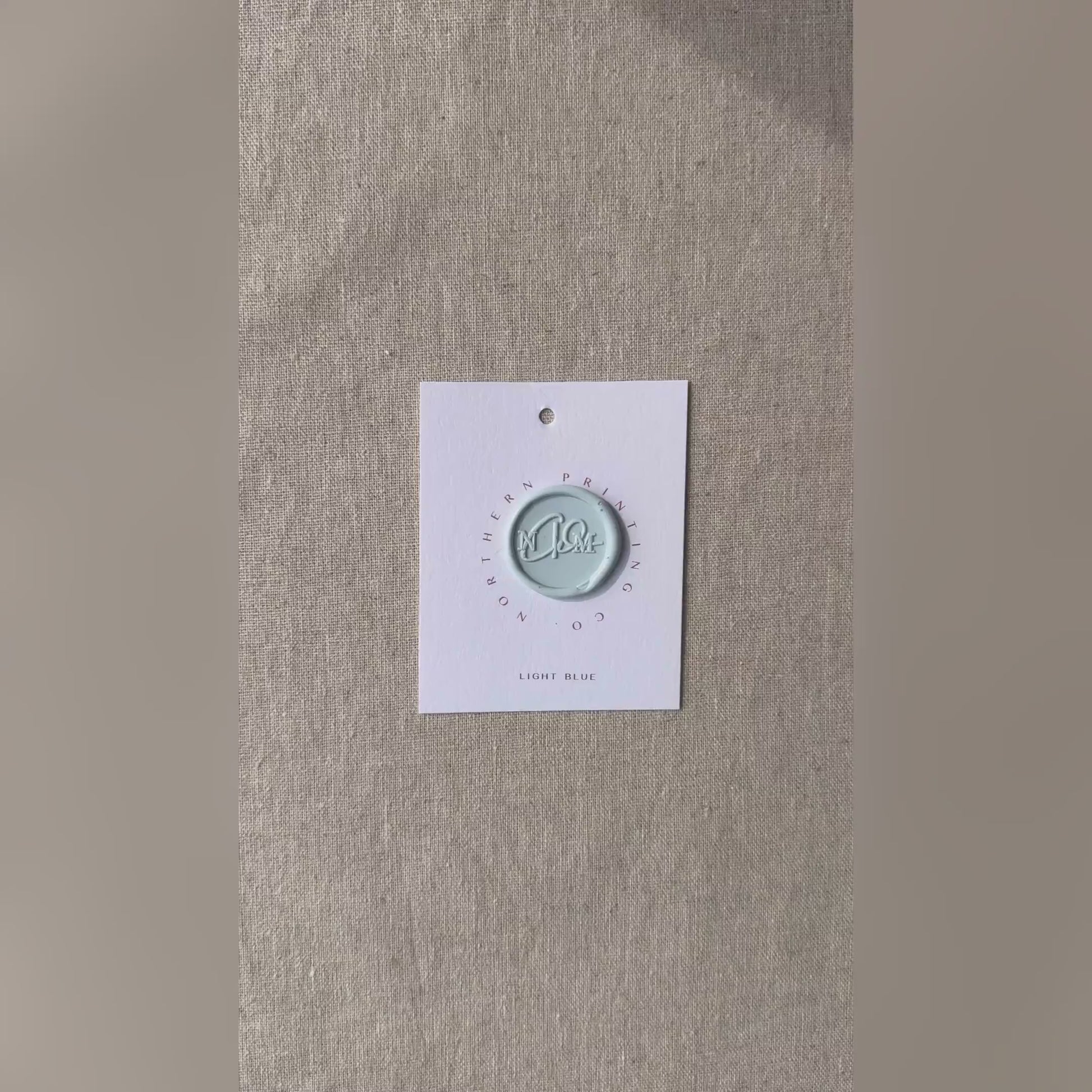 light blue sealing wax video swatch