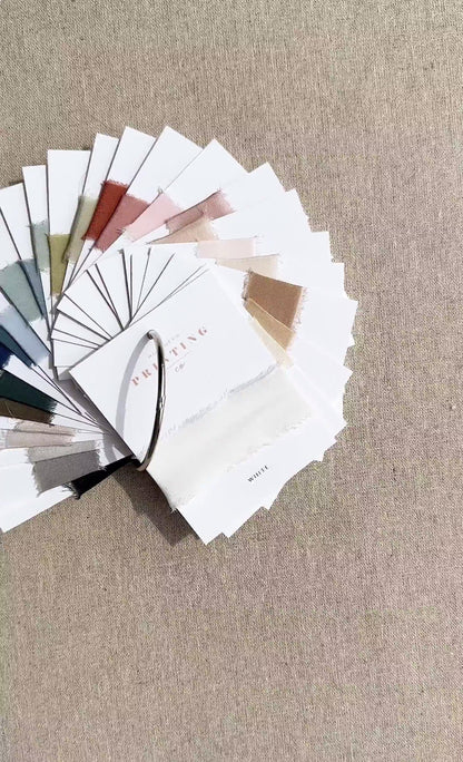 Silk Ribbon Swatch Book