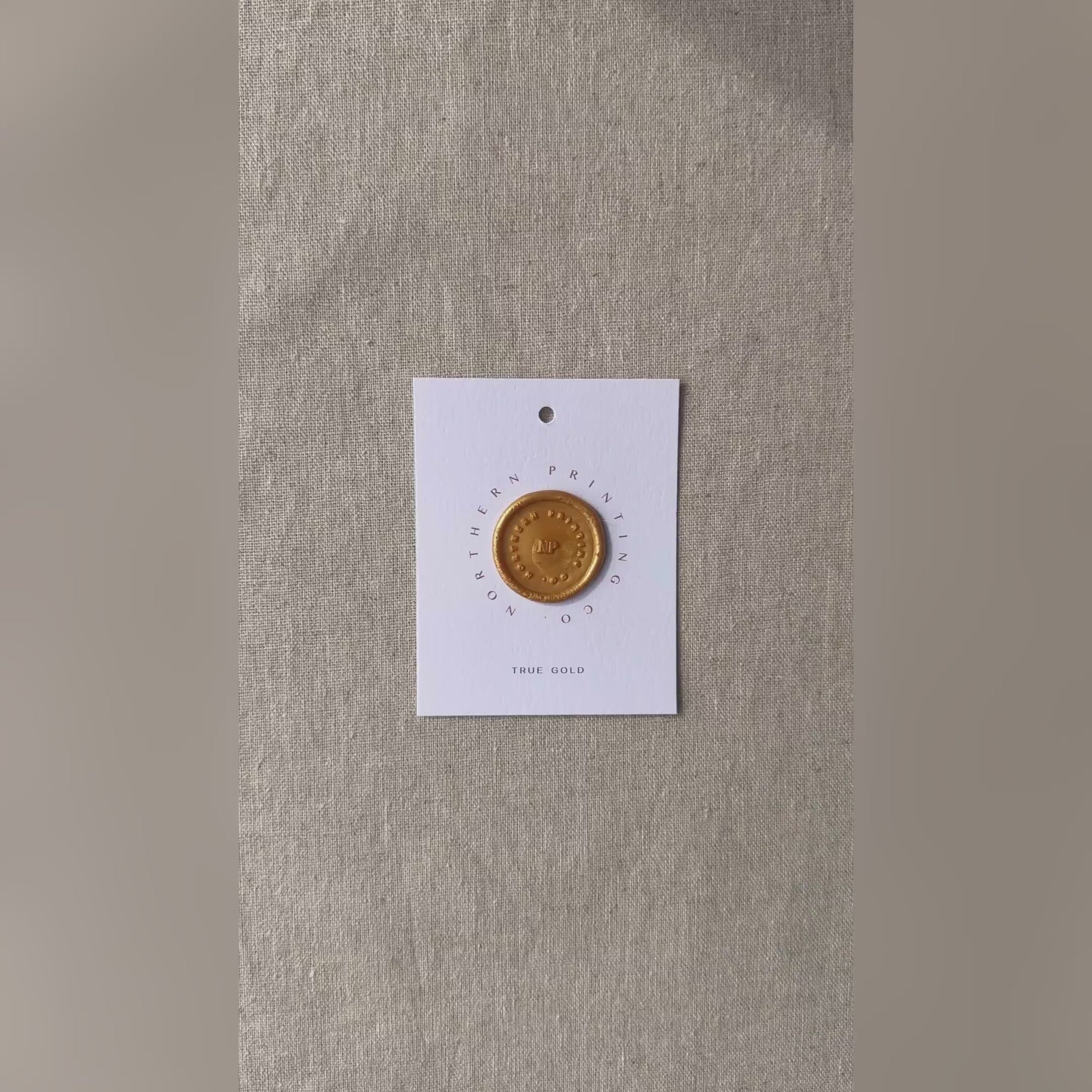 true gold sealing wax video swatch