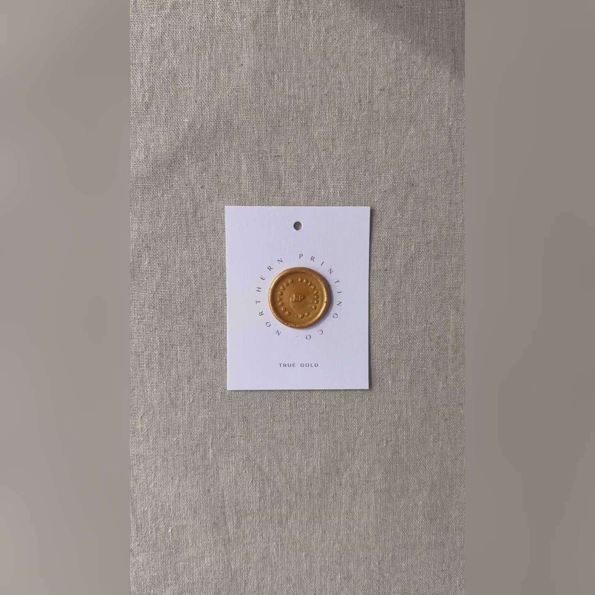 true gold sealing wax video swatch
